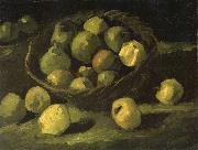 Vincent Van Gogh Still life with Basket of Apples (nn04) oil painting